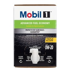 Mobil 1 Advanced Fuel Economy Full Synthetic Motor Oil 0W-20, 12 Quart picture