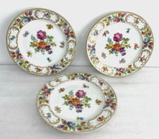 Schumann - Bavaria Chateau Dresden-Royal Dresdner Art Set of 3 Bread Plates 