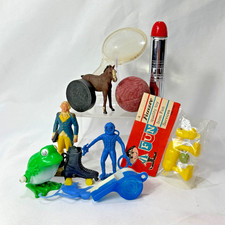 Vtg Toy Lot Tomy Wind Up Marx Figure Ramp Walker Whistle Flashlight Ball picture