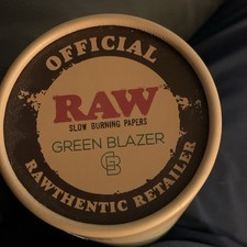 150 ct. RAW Green Blazer Classic Cones Rolling Papers Slow Burning Natural RAW picture