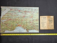 1905 Trolley Pathfinder Bird's Eye Interurban Map Boston New England Walker picture