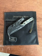 Severed Metal Works Fixed Blade Knife Squire Version 2 SV2 Black Gunkote picture