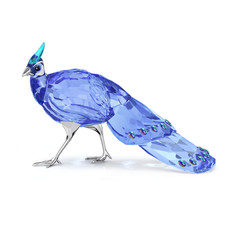 Swarovski Crystal Idyllia SCS Palawan Peacock-Pheasant Figurine 5717851 picture