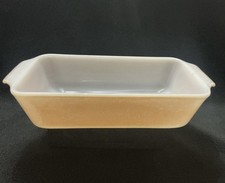Anchor Hocking Fire-King Peach Lustre 1 QT Loaf Pan Casserole Dish #441 picture