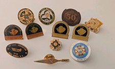 Vintage VFW Pins Lot of 12 Veterans Of Foreign  Wars  Pins picture