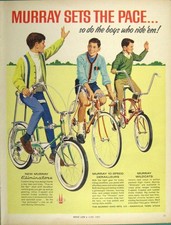 Print Ad Murray Bicycles Boys Riding Eliminator Wildcat 10-Speed 1960s Fun Play picture