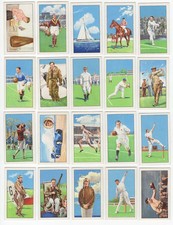 1934 GALLAHER CHAMPIONS 1ST SERIES 48 DIFFERENT TOBACCO CARD LOT picture