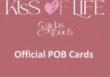 KISS OF LIFE [MIDAS TOUCH] 1st Single Album Offcial POB Card AppleMusic/Withmuu picture