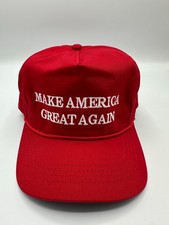 Official Authentic Cali-Fame Make America Great Again 2016 Red Trucker Hat picture