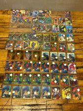 Marvel 95 Trading Cards + Uncut Promo Lot 1990-1996 Impel SkyBox Fleer Ultra picture
