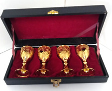 Corbel & Co. Gold Plated Cordials set of 4 picture