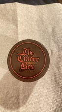 Vintage Tinder Box Pipe Tobacco Tin, 