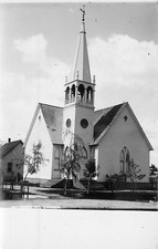 c1910 Sanger California Besaw Unitarian Church Religion Postcard RPPC 25-1277 picture