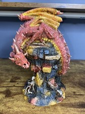Vintage 1996 Summit Collection Myths & Legends Perching Dragon Statue NIB picture