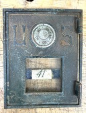 Antique Eagle Lock Co Post Office Box Door RARE #2 Size picture