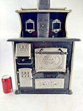 Fantastic Antique Cast Iron Cooking Stove Salesman Sample Quick Meal Miniature picture
