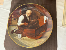 Norman Rockwell Grandpa's Gift Collector Plate 1987 Knowles COA Box Papers picture
