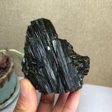 Natural Dark Green acanthconite Crystal rough original Specimen 344g A3078 picture