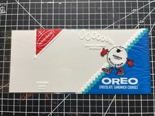 VINTAGE 1974 Nabisco Oreo Cookies Cello Wrap w/ Middleman Cookie Character picture