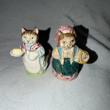Vintage Beatrix Potter & Cousin Ribby Beswick England Ribby Cat 1951 NEAR MINT picture