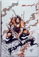 BRZRKR Light Draws Breath #1 - SDCC Virgin Foil Signed by Jonathan Uribe w/COA picture