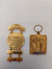 2X Vintage NRA Sharpshooter 50 FT Award + Regional Championship Winner Medals picture