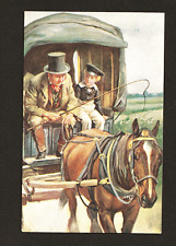 DAVID COPPERFIELD Vtg Rafael Tuck Dickens postcard ~Harold Copping art  picture