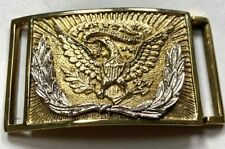 CIVIL WAR US UNION Belt Plate - 2-Piece Brass M1851 Federal Eagle Belt Buckle picture