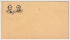 1860 Lincoln Hamlin Campaign Cover, Carpenter Allen, Boston Milgram AL-95 Unused picture