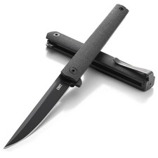 CRKT CEO Blackout Flipper Pocket Folding Knife picture