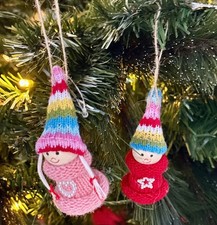 Knitted Christmas Children Ornaments picture