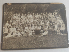 Vintage Cabinet Card School Picture from Jan 22, 1917 picture