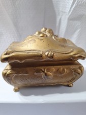 Antique Vtg Art Nouveau JENNINGS BROS Ring Jewelry Trinket Box JB 181 picture