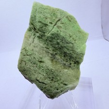 Pulga Jade Vesuvianite Polished Slab 4 oz Green Californite Idocrase Cabbing Gem picture