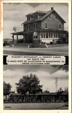 Wagner's Restaurant & Tourist Cabins Maxatawny PA Chrome Postcard E48 picture