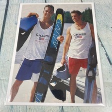 1997 Chaps Ralph Lauren Sexy Man Vtg Print Ad/Poster Pinup Promo Art Magazine Pg picture