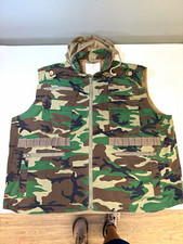 Rothco Ranger Vest Woodland Camo XXXL Cotton/Polyester Militaria picture