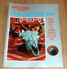 Turquoise Blue Book - Indian Jewelry Digest - Arizona Highways 1975 picture