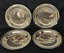 FRANKLIN MINT STERLING SILVER GROUP OF FOUR BIRD 8