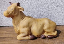 VTG Kirkland Signature Porcelain Nativity Set Replacement Laying Ox (Cow) Bull picture