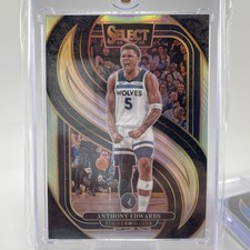 2024-25 Select Anthony Edwards #130 Silver- Green Stars- Light Blue/299 Lot of 3 picture