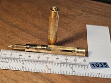 Wahl Pocket Gold Filled Fountain Pen 14K #2 F-BB Waterman FLEX NIB picture