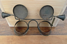 Antique Masonic Hoodwink Goggles IOOF Odd Fellows Ritual Blindfold Steampunk picture