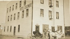 RPPC c1910 Hotel Colonsay Saskatchewan Canada Postcard picture