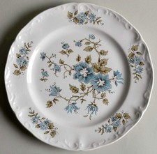 Staffordshire Blossomtime Blue Salad Plate 693495 picture