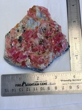Rhodochrosite Quartz Crystal Mineral 336.2 Grams Display Piece picture
