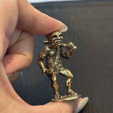 vintage Gallo pewter Gold -tone fantasy miniature 1984 Globlin picture