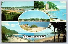 Isle of Wight Vintage United Kingdom Postcard St. Helens Isle of Wight 1980 picture
