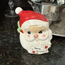 Vintage Josef Original Santa Claus Napkin Holder Side Eye Retro Christmas 50s picture