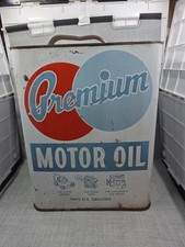 Vintage Standby Co. Premium Motor Oil 2 Gallon Can Tin Garage Shop Empty picture